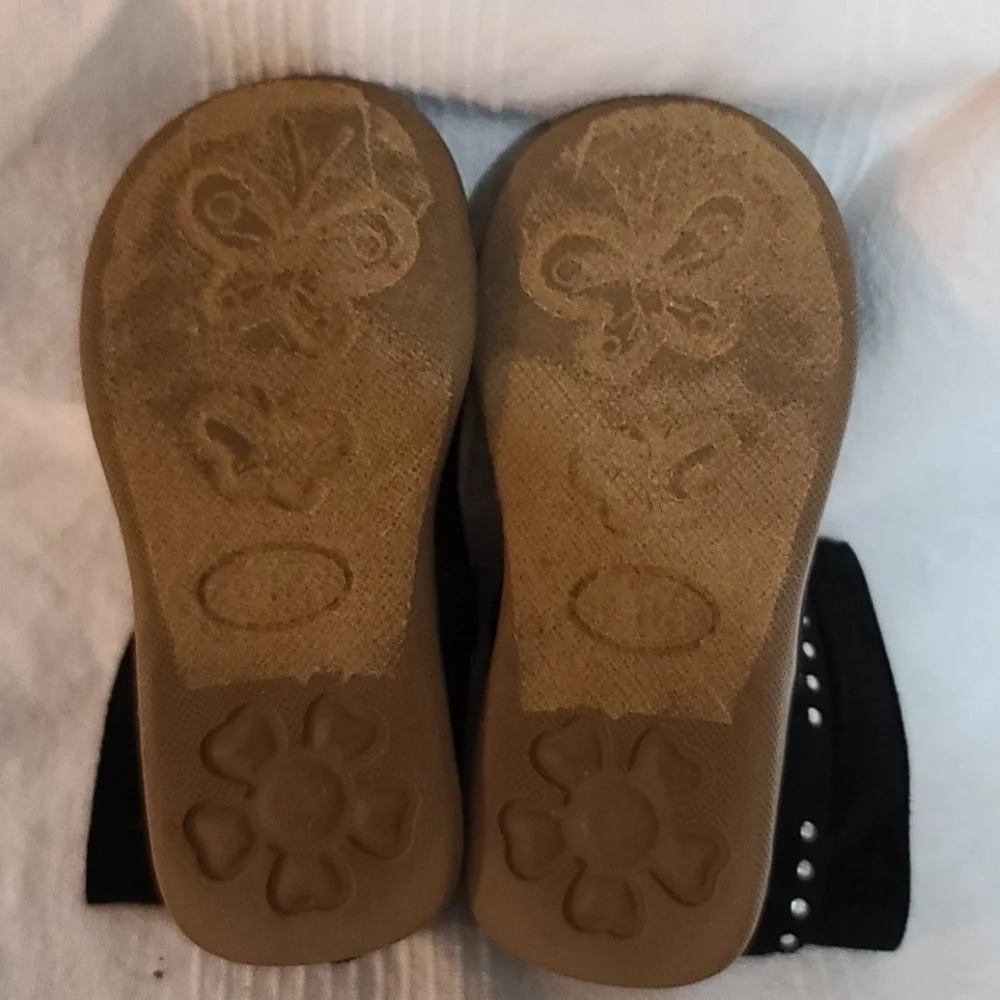 Bebe‎ toddler girl's faux leather ankle boots sz 5